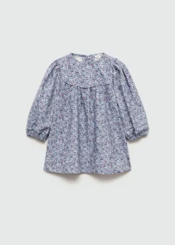 Dzieci MANGO Sukienki I Kombinezony*Sukienka z kwiatowym wzorem