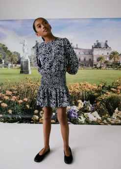 Dzieci MANGO Sukienki I Kombinezony*Sukienka z kwiatowym wzorem