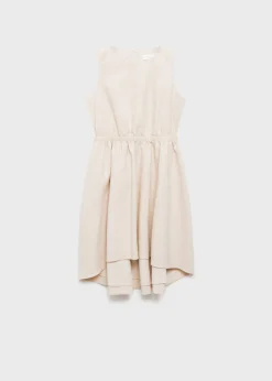 Dzieci MANGO Sukienki I Kombinezony*Sukienka z marszczeniem w talii