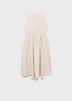 Dzieci MANGO Sukienki I Kombinezony*Sukienka z marszczeniem w talii