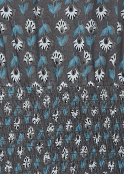 MANGO Sukienki I Kombinezony*Sukienka z nadrukiem i marszczonymi detalami