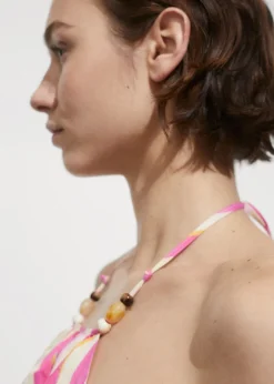 MANGO Sukienki I Kombinezony*Sukienka z nadrukiem i wycięciami