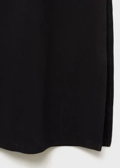 MANGO Sukienki I Kombinezony*Sukienka z prążkowanej dzianiny z rozcięciem