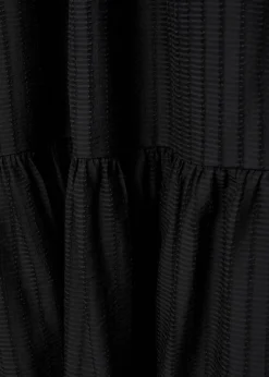 MANGO Sukienki I Kombinezony*Sukienka z teksturą i falbankami