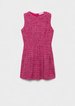MANGO Sukienki I Kombinezony*Sukienka z tweedu o rozszerzanym kroju