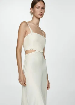 MANGO Sukienki I Kombinezony*Sukienka z wycięciami i mereżką