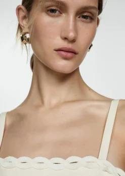 MANGO Sukienki I Kombinezony*Sukienka z wycięciami i mereżką