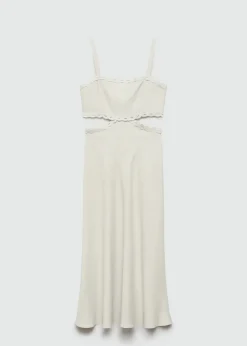 MANGO Sukienki I Kombinezony*Sukienka z wycięciami i mereżką