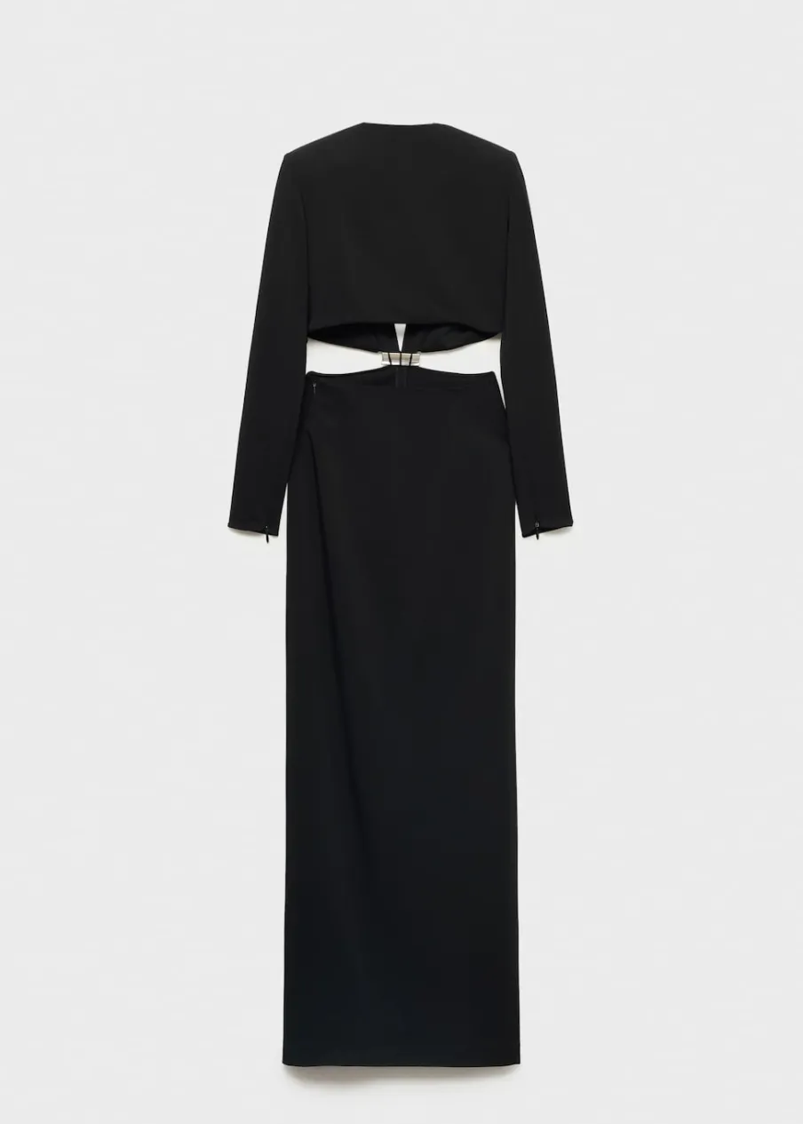 MANGO Sukienki I Kombinezony*Sukienka z wycięciami po bokach i metalowym elementem