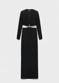 MANGO Sukienki I Kombinezony*Sukienka z wycięciami po bokach i metalowym elementem