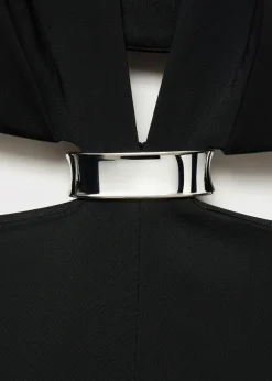 MANGO Sukienki I Kombinezony*Sukienka z wycięciami po bokach i metalowym elementem