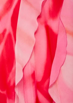 MANGO Sukienki I Kombinezony*Sukienka z wyciętymi ramionami i falbankami