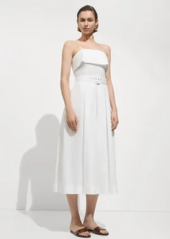 MANGO Sukienki I Kombinezony*Sukienka z wywijanym dekoltem i paskiem