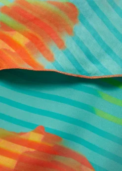 MANGO Sukienki I Kombinezony*Sukienka z wywijanym dekoltem i nadrukiem