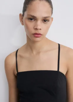 MANGO Sukienki I Kombinezony*Sukienka z zakładkami i kopertowymi plecami