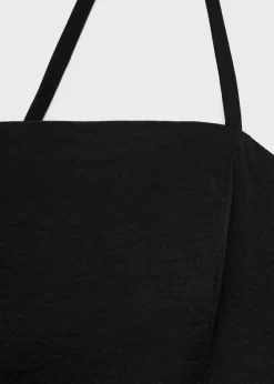 MANGO Sukienki I Kombinezony*Sukienka z zakładkami i kopertowymi plecami