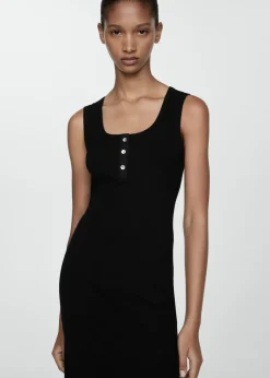 MANGO Sukienki I Kombinezony*Sukienka zapinana na guziki