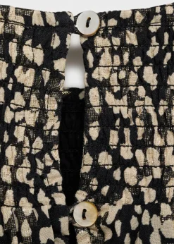 Dzieci MANGO Sukienki I Kombinezony*Sukienka ze wzorem i marszczeniem