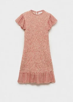 MANGO Sukienki I Kombinezony*Sukienka ze wzorem i marszczeniem