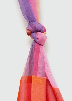 MANGO Sukienki I Kombinezony*Sukienka ze wzorem i węzłem