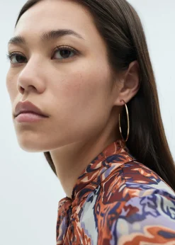 MANGO Sukienki I Kombinezony*Sukienka ze wzorem paisley i falbanką