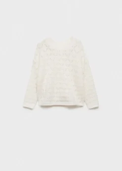 Dzieci MANGO Swetry I Kardigany*Sweter ażurowa dzianina