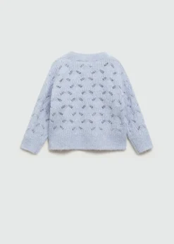 Dzieci MANGO Swetry I Kardigany*Sweter ażurowa dzianina