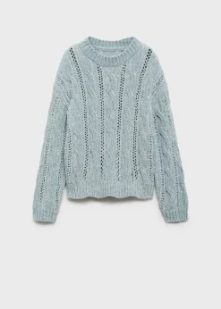 Dzieci MANGO Swetry I Kardigany*Sweter ścieg pleciony