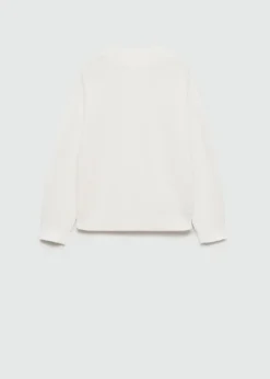 Dzieci MANGO Swetry I Kardigany*Sweter dzianinowy prążkowany