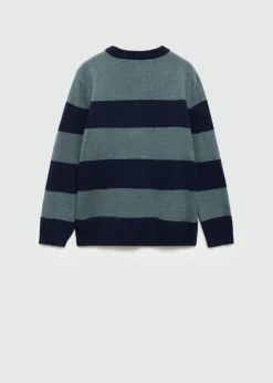 Dzieci MANGO Swetry I Kardigany*Sweter dzianinowy w paski