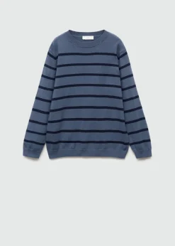 Dzieci MANGO Swetry I Kardigany*Sweter dzianinowy w paski