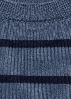 Dzieci MANGO Swetry I Kardigany*Sweter dzianinowy w paski