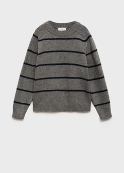Dzieci MANGO Swetry I Kardigany*Sweter dzianinowy w paski