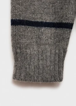 Dzieci MANGO Swetry I Kardigany*Sweter dzianinowy w paski