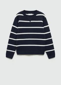 Dzieci MANGO Swetry I Kardigany*Sweter dzianinowy w paski