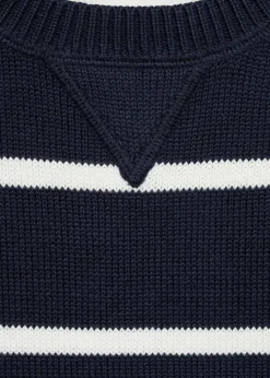 Dzieci MANGO Swetry I Kardigany*Sweter dzianinowy w paski