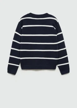 Dzieci MANGO Swetry I Kardigany*Sweter dzianinowy w paski