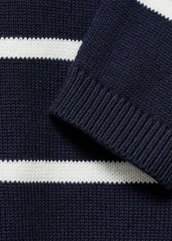 Dzieci MANGO Swetry I Kardigany*Sweter dzianinowy w paski