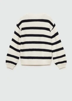 Dzieci MANGO Swetry I Kardigany*Sweter dzianinowy w paski