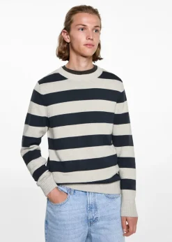 MANGO Swetry*Sweter dzianinowy w paski