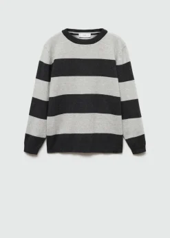 Dzieci MANGO Swetry I Kardigany*Sweter dzianinowy w paski