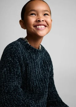 Dzieci MANGO Swetry I Kardigany*Sweter dzianinowy z szenili