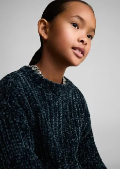 Dzieci MANGO Swetry I Kardigany*Sweter dzianinowy z szenili