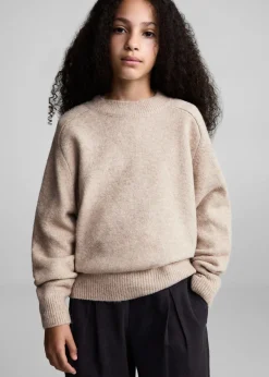 Dzieci MANGO Swetry I Kardigany*Sweter o prostym kroju z okrągłym dekoltem