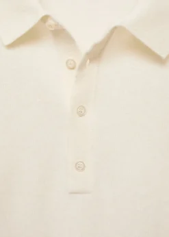 MANGO Kardigany I Swetry|Koszulki Polo*Sweter polo z 100% kaszmiru