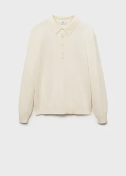 MANGO Kardigany I Swetry|Koszulki Polo*Sweter polo z 100% kaszmiru
