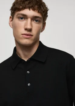 MANGO Kardigany I Swetry|Koszulki Polo*Sweter polo z 100% wełny merynosów