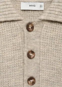 MANGO Kardigany I Swetry|Koszulki Polo*Sweter polo z dzianiny regular fit