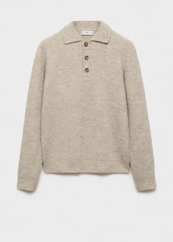 MANGO Kardigany I Swetry|Koszulki Polo*Sweter polo z dzianiny regular fit