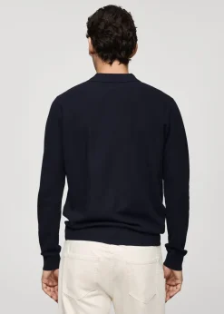 MANGO Kardigany I Swetry|Koszulki Polo*Sweter polo z dzianiny z teksturą